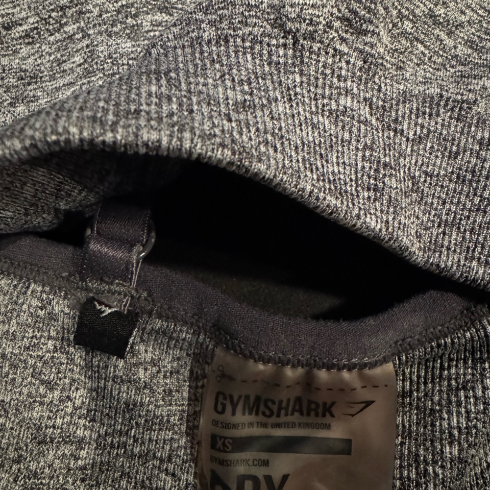 Gymshark Flex Seamless Set XS Charcoal Grey High Waist Leggings & Sports Bra - Picture 3 of 5